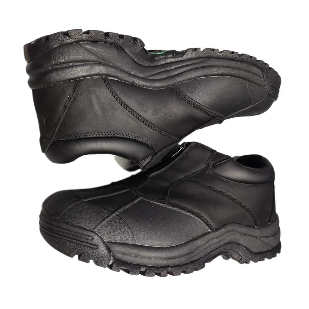 Propet Blizzard Ankle Boots Mens US 12 5E XXWide Black Waterproof Zip Up M3786